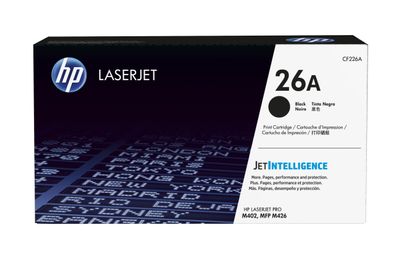 HP Toner 26A Schwarz (ca. 3.100 Seiten)