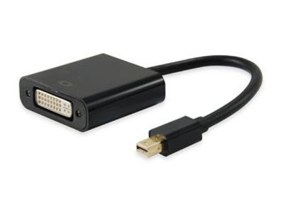 equip Mini DisplayPort auf DVI Adapter, St/Bu, schwarz