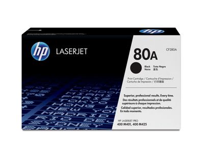 HP Toner 80A CF280A Toner Schwarz (ca. 2700 Seiten)