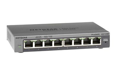 Netgear GS108E 8-Port Gigabit VLAN PLUS Switch