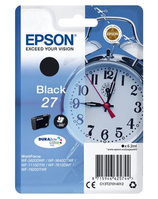 Epson Tintenpatrone 27 Schwarz (ca. 6,2ml)