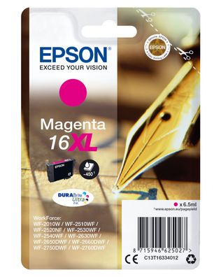 Epson Tintenpatrone 16XL T1633 DURABrite Ultra Magenta