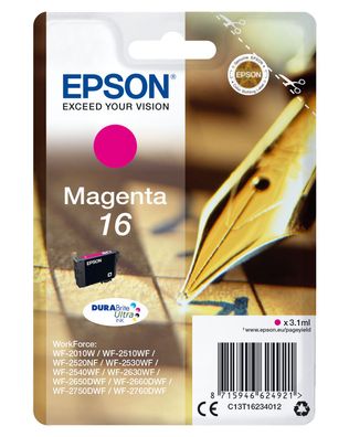 Epson Tintenpatrone 16 T1623 DURABrite Ultra Magenta