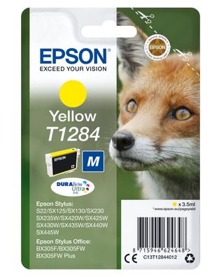 Epson Tintenpatrone T1284 DURABrite Ultra Gelb