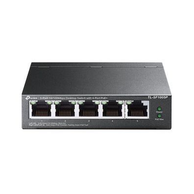 TP-Link TL-SF1005P 5-Port 10/100 Desktop Switch 4x PoE