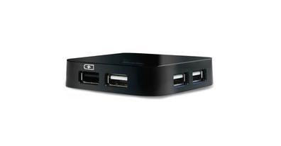 D-Link DUB-H4 USB 2.0 4-Port Hub, 4 x A-Port, 1 x B-Port