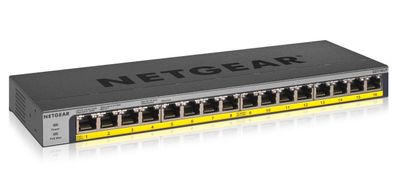 Netgear GS116LP 16-Port Gigabit PoE+ Switch 76W