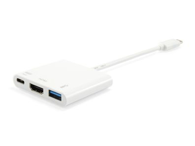 equip USB Typ C zu HDMI Buchse / USB A Buchse / PD Adapter