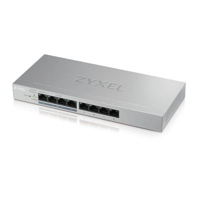 Zyxel GS1200-8HP V2, 8 Port Gigabit PoE+ Switch, 4x PoE, 60 W