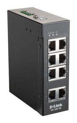 D-Link DIS-100E-8W 8-Port Fast Ethernet Industrie Switch