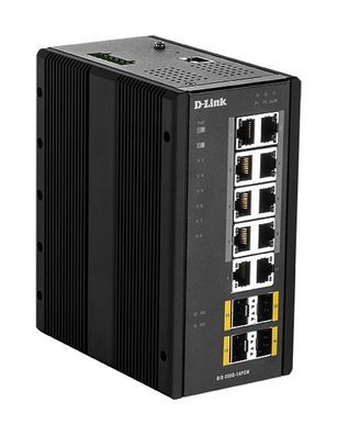 D-Link DIS-300G-14PSW 14-Port Gigabit PoE Industrie Switch