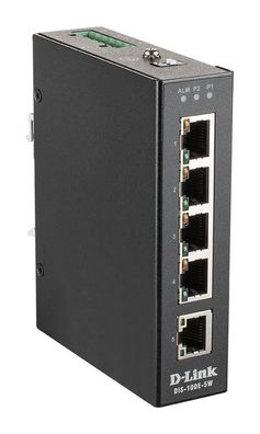 D-Link DIS-100E-5W 5-Port Fast Ethernet Industrie Switch