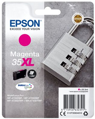 Epson Tintenpatrone 35XL Magenta (1900 Seiten)