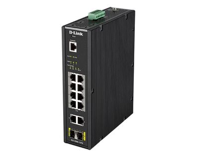 D-Link DIS-200G-12PS 12-Port Gigabit Industrial PoE Switch