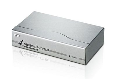 ATEN VS94A Video-Splitter S-VGA 4-fach Monitor-Verteiler, 350Mhz