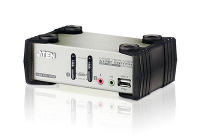 ATEN CS1732B KVMP-Switch 2-fach, VGA, USB, PS/2, Audio, OSD