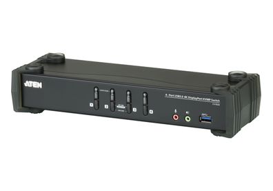 ATEN CS1924 KVMP-Switch 4-fach, DisplayPort, USB 3.0, 4K