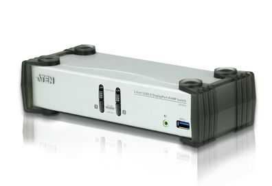 ATEN CS1912 KVMP-Switch 2-fach, DisplayPort, USB 3.0, UHD