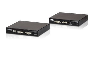 ATEN CE624 Konsolen-Extender, DVI Dual-View, USB, HDBaseT, FullHD, max. 150m