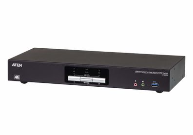 ATEN CS1942DP KVMP-Switch 2-fach, DisplayPort für 2 Displays 4K, USB 3.0, Audio