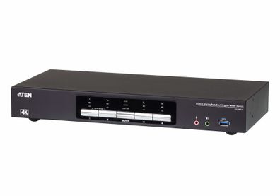 ATEN CS1944DP KVMP-Switch 4-fach, DisplayPort für 2 Displays 4K, USB 3.0, Audio