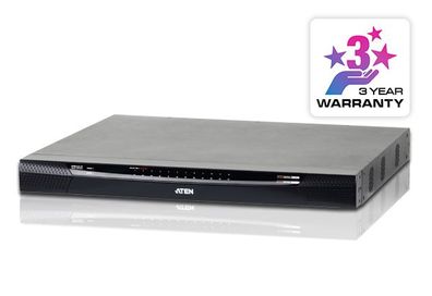 ATEN KN2124VA KVM-Over-IP-Switch 24-Port, FullHD, 1x lokaler Zugriff plus 2x Rem