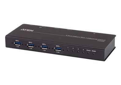 ATEN US3344I 4x4 USB 3.1 Gen.1 Switch, Industrie-Umschalter