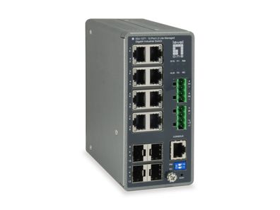 LevelOne 12-Port Lite Managed GB Industrial Switch