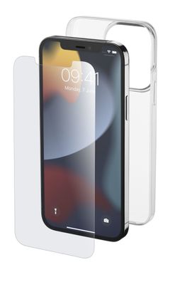 Cellularline Starter Kit Case+Glass f. iPhone 13 Pro, Trans