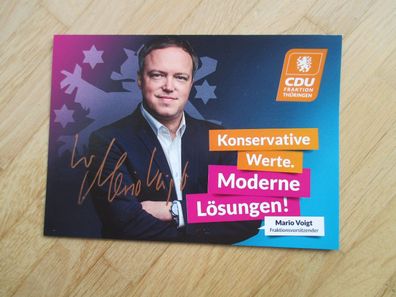 Thüringen MdL Prof. Dr. Mario Voigt - handsigniertes Autogramm!!!