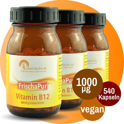 Vitamin B12 Presslinge Metyhlcobalamin für Energie, Nerven, Blut & Immunabwehr