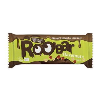 ROO´BAR 6x Roobar Haselnuss mit Schokoladenüberzug, 30g, glutenfrei 30g