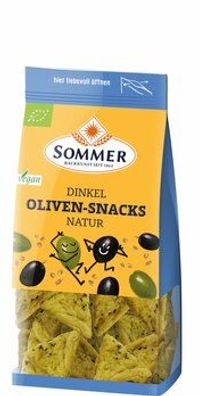 SOMMER 3x Dinkel Oliven-Snacks natur 150g