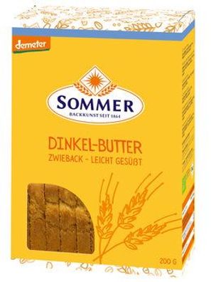 SOMMER 3x Demeter Dinkel Butter-Zwieback 200g