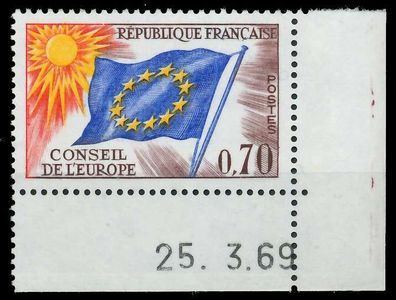 Frankreich Dienstmarken Europarat Nr 14 Br postfrisch E X05B3E2