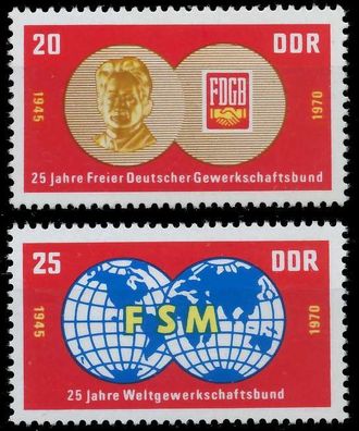 DDR 1970 Nr 1577-1578 postfrisch S40A972