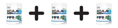 3 x Genius Nutrition BCAA-X5 (360g) Kiwi Strawberry