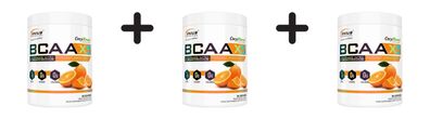 3 x Genius Nutrition BCAA-X5 (360g) Orange