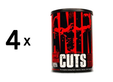 4 x Universal Nutrition Animal Cuts