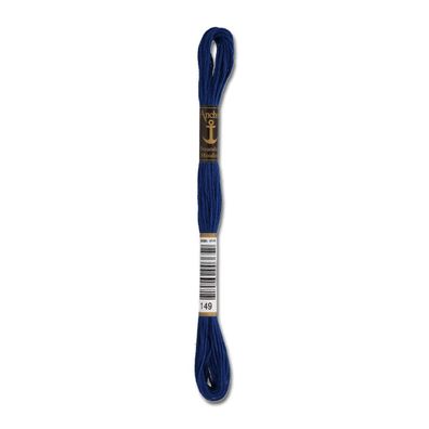 8m Anchor Stickgarn - Farbe 149 - tintenblau