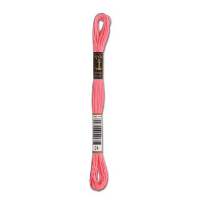 8m Anchor Stickgarn - Farbe 31 - azalee hell