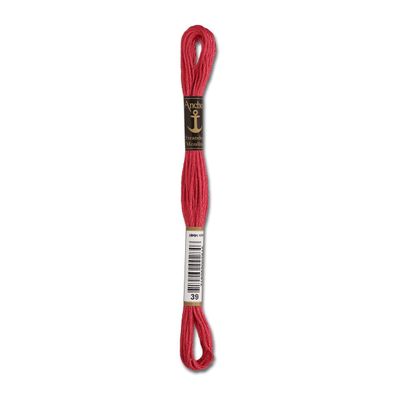 8m Anchor Stickgarn - Farbe 39 - ziegel