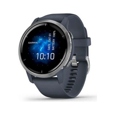 Garmin - 010-02430-10 - Venu®2 - Silikon - Granitblau/ Silber