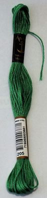 8m Anchor Stickgarn - Farbe 205 - phosphorgrün