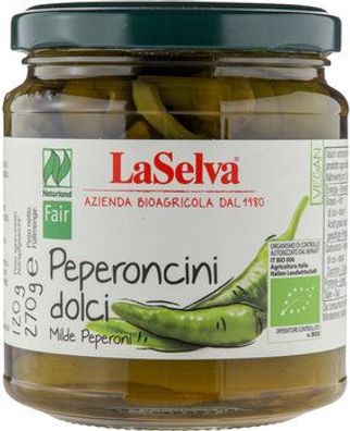 LaSelva 6x Milde Peperoni in Weinessig 270g