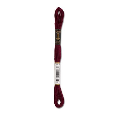 8m Anchor Stickgarn - Farbe 72 - brombeer dunkel