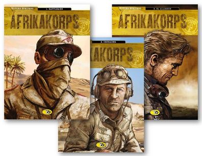 Speltens: Afrikakorps - Comic Buch-Paket - 3 Bände + handsigniertes Soldatenfoto