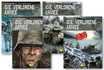 Speltens: Die verlorene Armee - Comic Buch-Paket - 4 Bände (1-4) + Kunstdruck