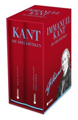 Immanuel Kant Die drei Kritiken in zwei Bänden im hochwertigen Schuber!