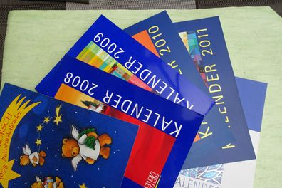 alte Korsch Adventskalender Kalender Kataloge Prospekte 1998 2008 2009 2010 2011 2012